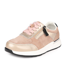 40-12WA-1145FT Полуботинки для активного отдыха женские спилок-кож.спилок/текстиль розов.-золото, Zenden