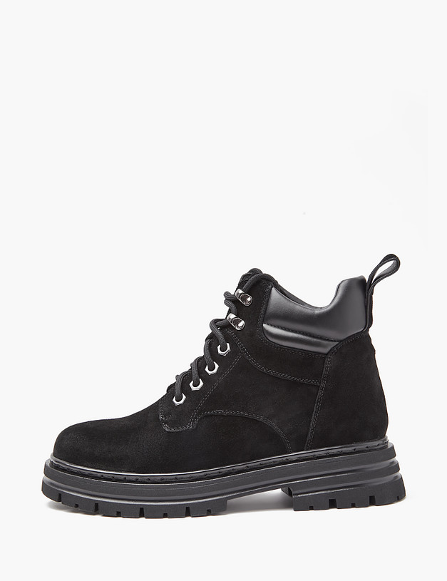 Черные женские зимние ботинки MASCOTTE 233-320632-0202 | ракурс 1