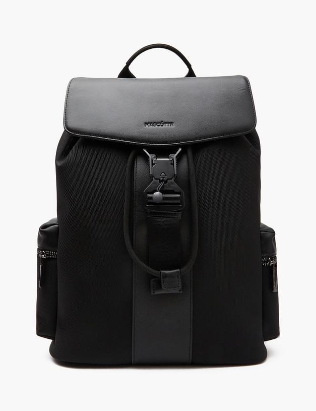 Черный мужской рюкзак MASCOTTE 604-4117-202 | ракурс 2