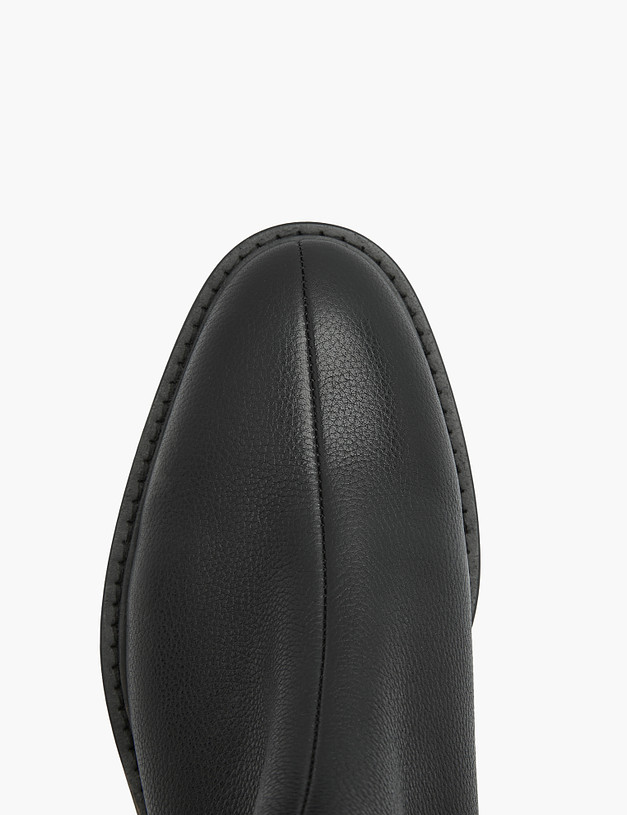 Черные кожаные женские ботинки MASCOTTE 22-3200324-8116M | ракурс 5
