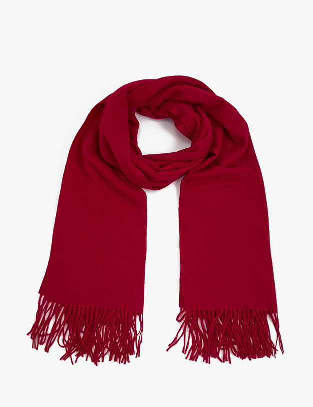 Бордовый женский шарф MASCOTTE 766-3210-2405 | ракурс 2