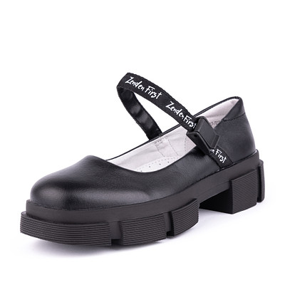 Туфли мэри джейн для девочек ZENDEN first 120-32GO-707KK, цвет черный, размер 32