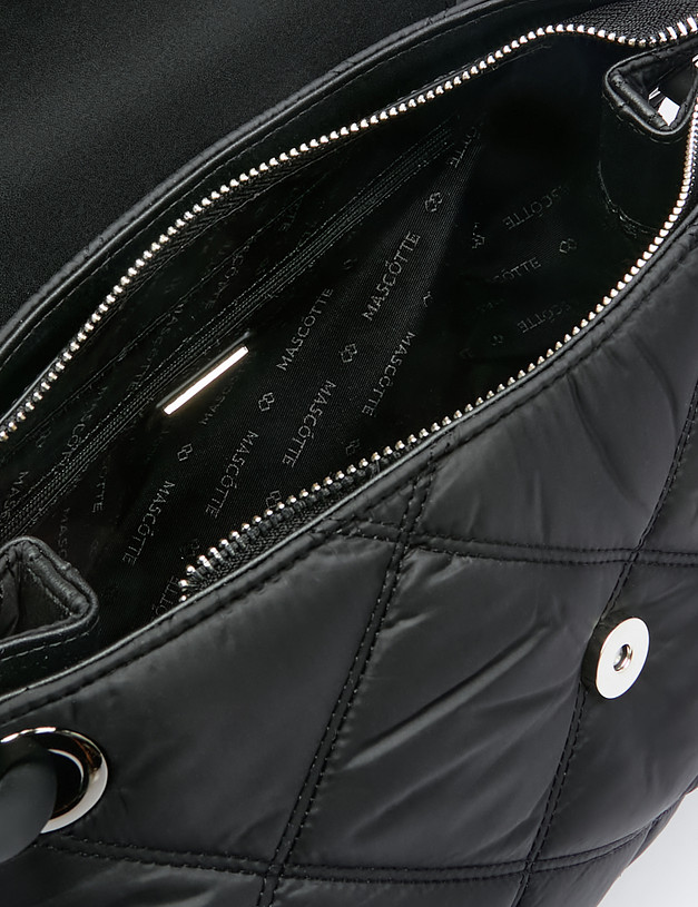 Черная женская сумка с цепью MASCOTTE 660-2242-202 | ракурс 4