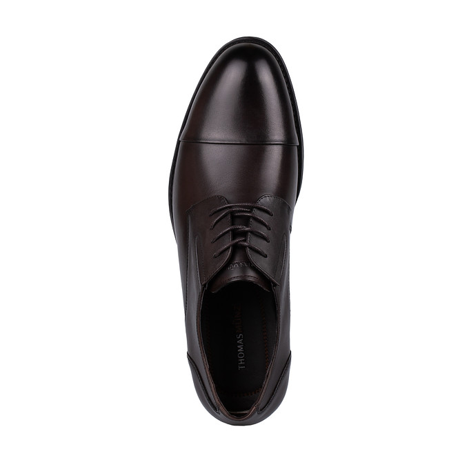 Черные кожаные мужские туфли модели «кэптое» «Томас Мюнц»