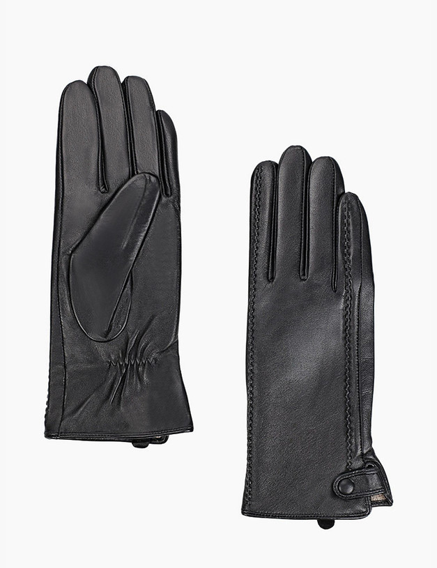 Черные женские перчатки MASCOTTE 709-1217-102 | ракурс 2