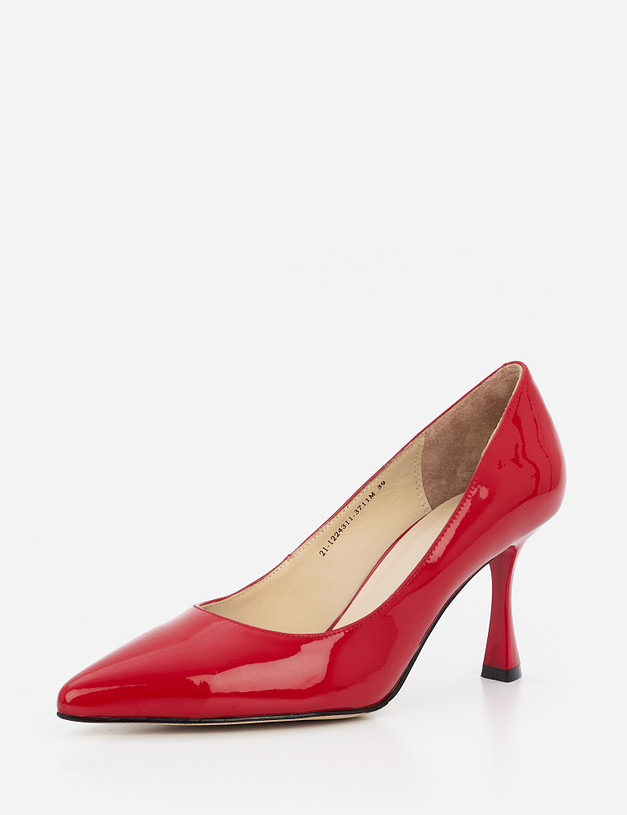 Красные лаковые женские туфли MASCOTTE 21-1224311-3711M | ракурс 3
