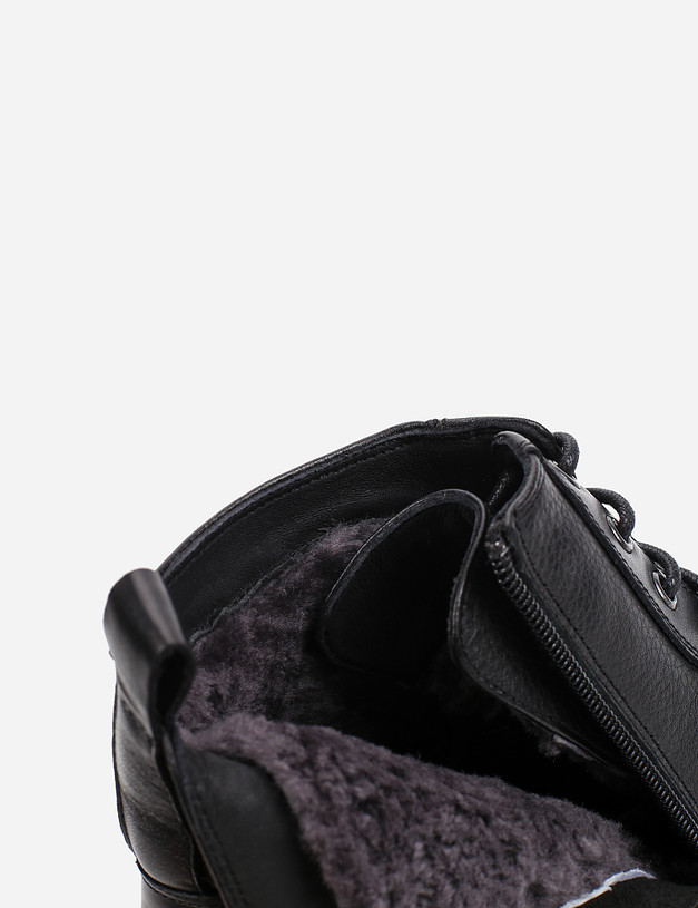 Черные зимние мужские ботинки MASCOTTE 128-123532-0102 | ракурс 6