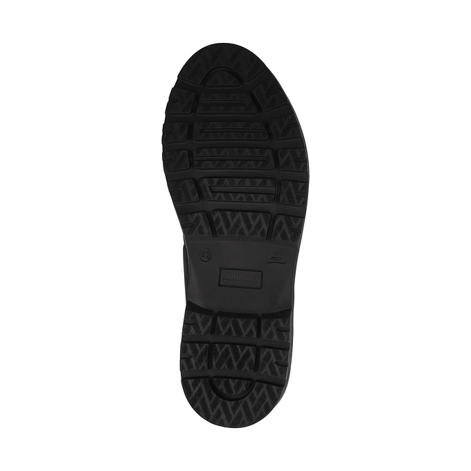 Черные мужские ботинки из нубука"Саламандер"
