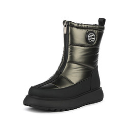 75-52WB-001TW Полусапоги для активного отдыха женские текстиль-и.кожа/и.мех зелен-черн, INSTREET