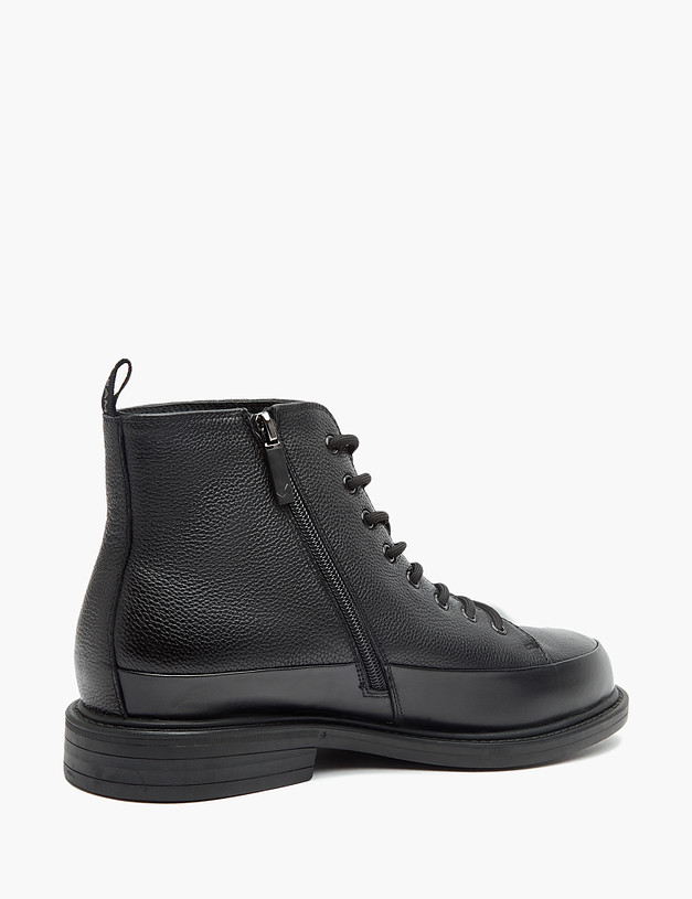 Черные зимние мужские ботинки MASCOTTE 58-3211334-8110M | ракурс 3