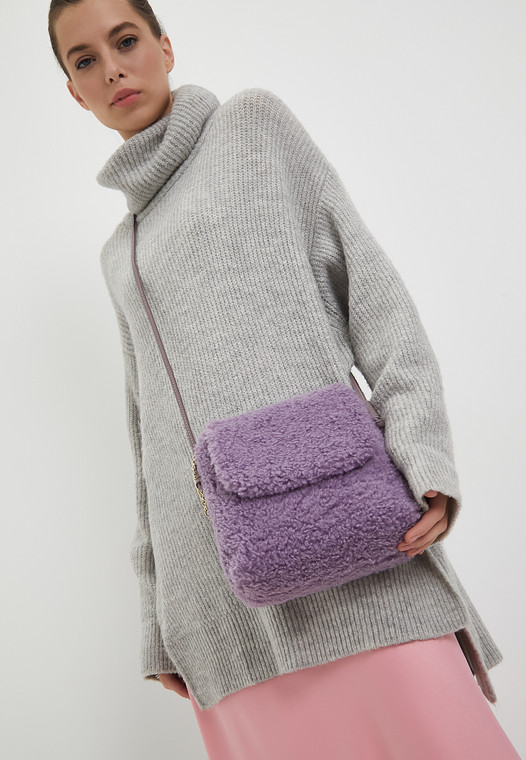 Фиолетовая женская сумка