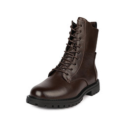 77-12WA-1020SR Ботинки женские и.кожа/ворсин корич, Zenden