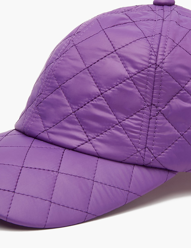 Фиолетовая стеганая кепка MASCOTTE 746-2202-2407 | ракурс 6