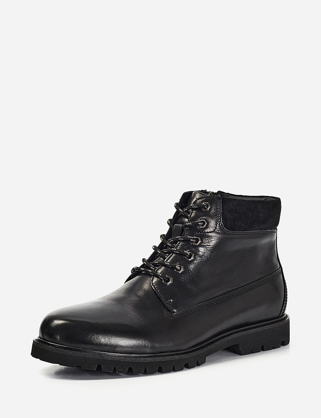 Черные мужские ботинки MASCOTTE 58-120632-3128M | ракурс 3
