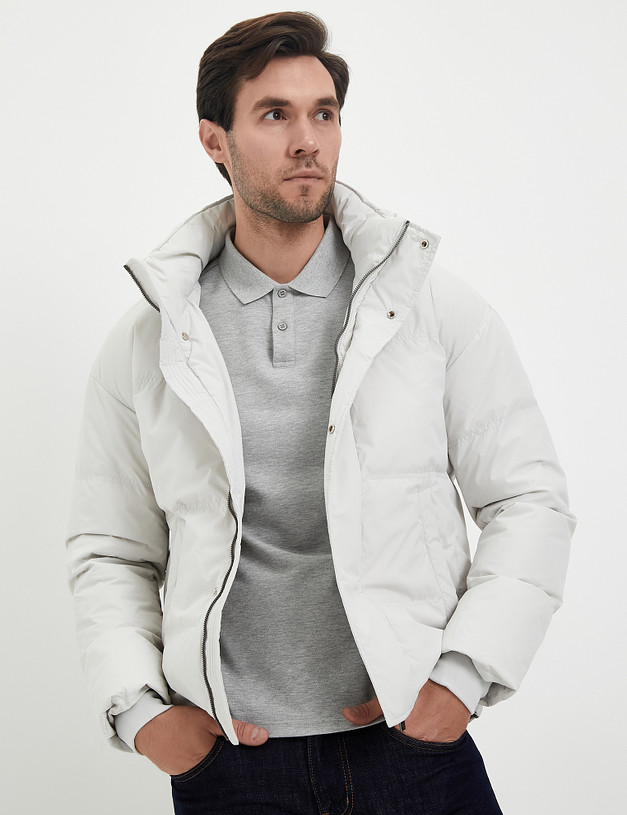 Белая мужская куртка MASCOTTE 234-3394-2401 | ракурс 3