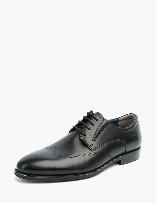 Черные мужские ботинки дерби MASCOTTE 128-210712-0102 | ракурс 2