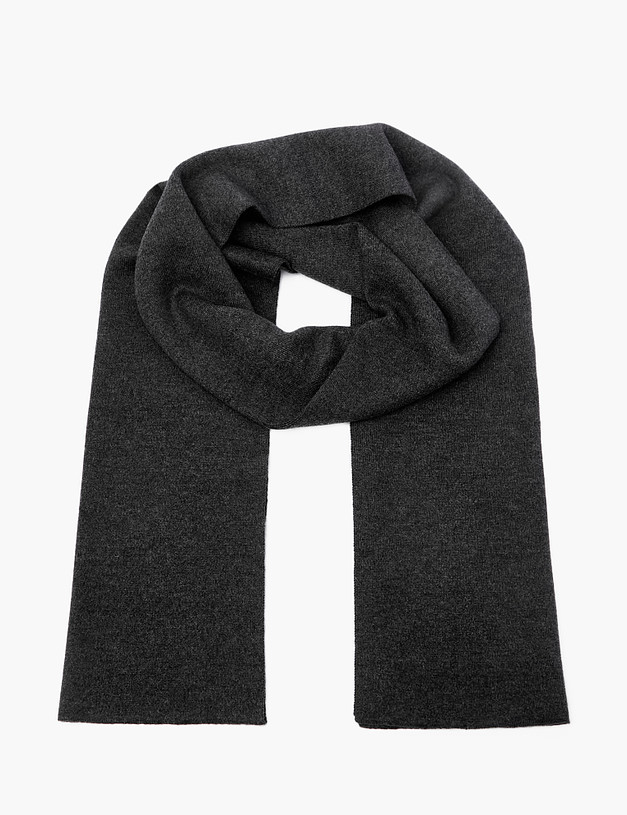 Серый мужской шарф MASCOTTE 766-2202-502 | ракурс 2