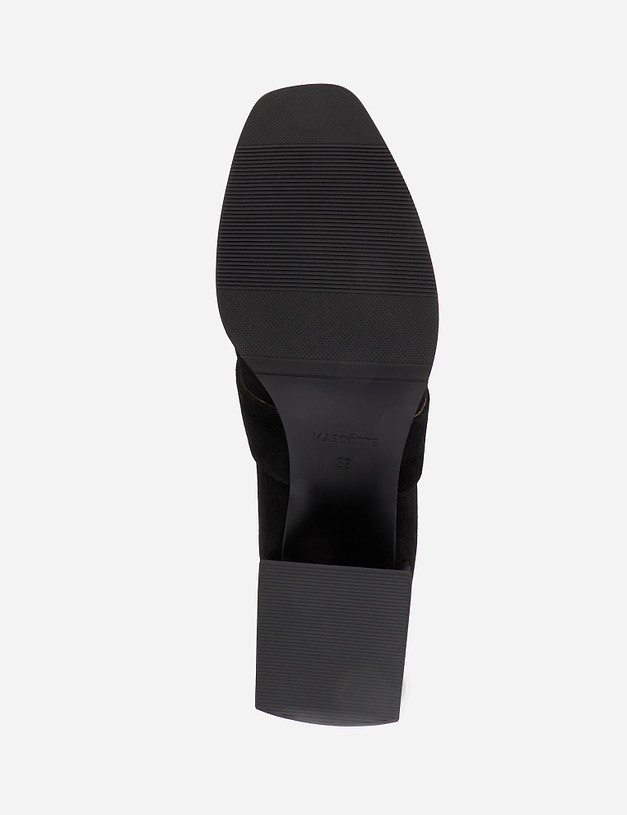 Черные женские туфли с пряжкой MASCOTTE 100-121711-3605M | ракурс 5
