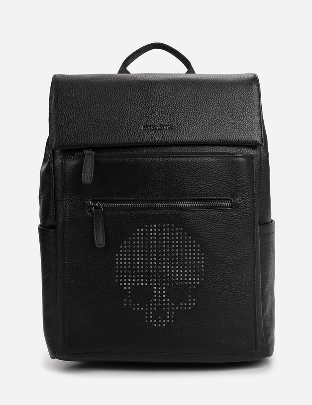 Черный мужской рюкзак из кожи MASCOTTE 604-1134-102 | ракурс 2
