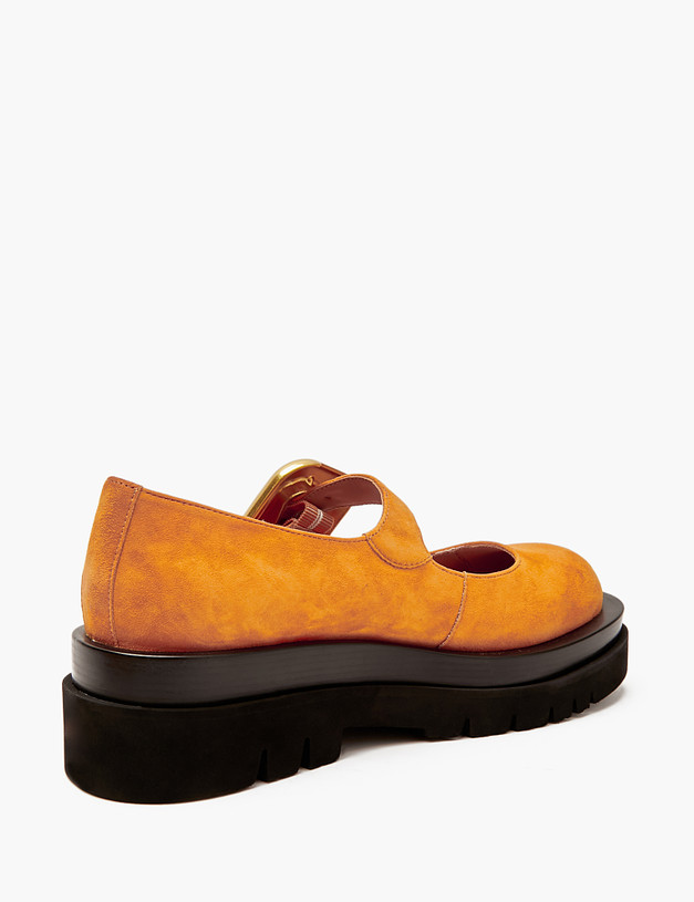 Оранжевые женские туфли Мэри Джейн MASCOTTE 47-4126311-4641M | ракурс 3