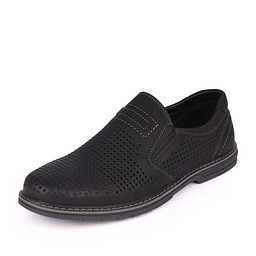 187-51MV-036SS Туфли мужские и.кожа/и.кожа-текстиль черн, INSTREET