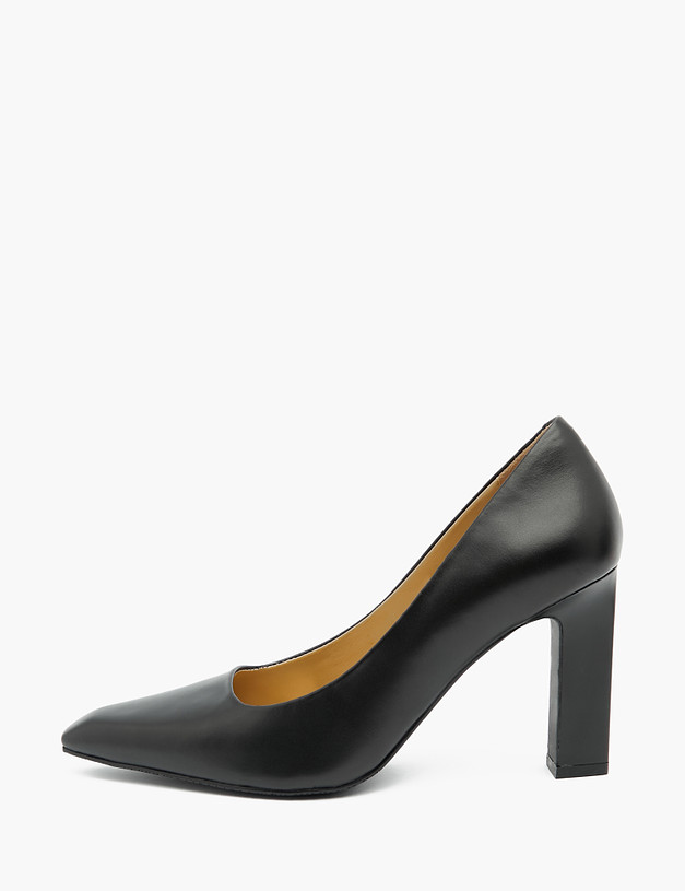 Черные кожаные женские туфли MASCOTTE 172-3202511-7150M | ракурс 1