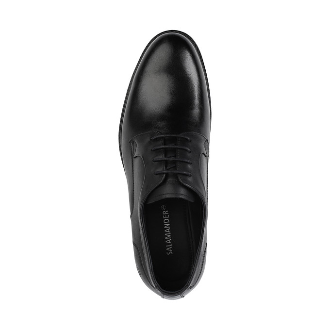 Черные кожаные мужские туфли «Саламандер»