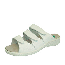 011Т-Ж-К0 (684100-09900)(08) Туфли летние женские нат.кожа/б.п. бел, ALMI