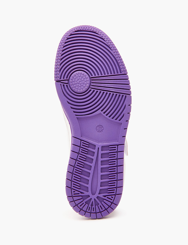 Фиолетовые высокие кроссовки для детей MASCOTTE 234-321921-0607 | ракурс 8