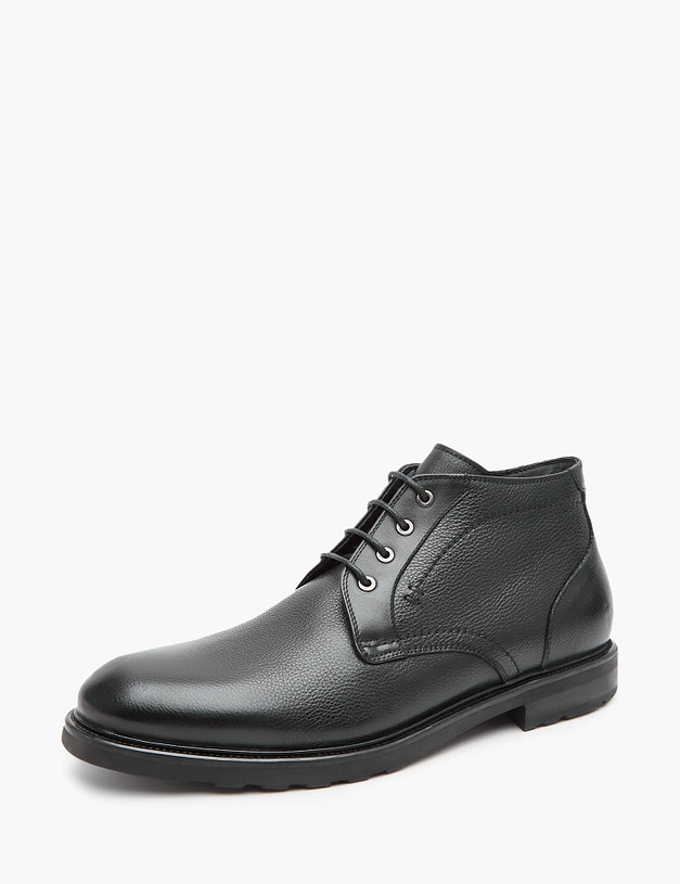 Черные зимние мужские ботинки MASCOTTE 58-322434-0102 | ракурс 2