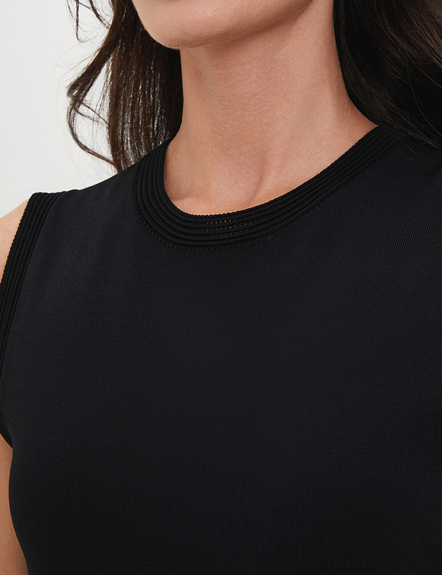Черное женское платье MASCOTTE 852-4120-2402 | ракурс 4