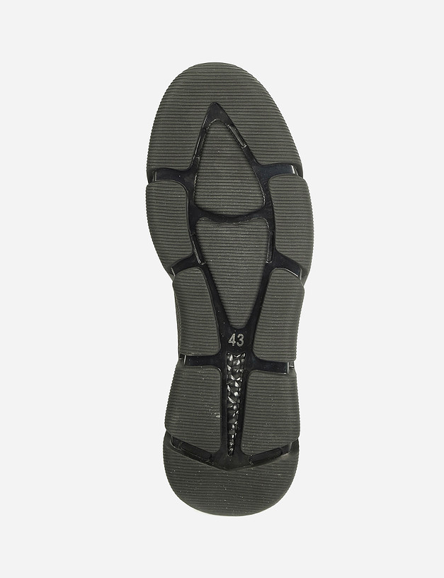 Черные мужские кроссовки из нубука MASCOTTE 104-1211623-3301M | ракурс 5