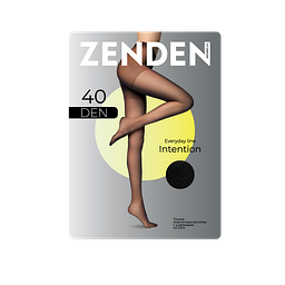 969_12_Intention_40_p.3_N Колготки женские  40 ден черн, Zenden