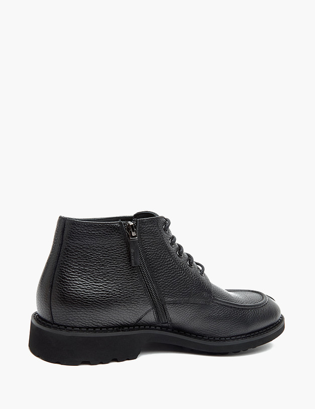 Черные кожаные мужские ботинки MASCOTTE 128-3221526-0102 | ракурс 3
