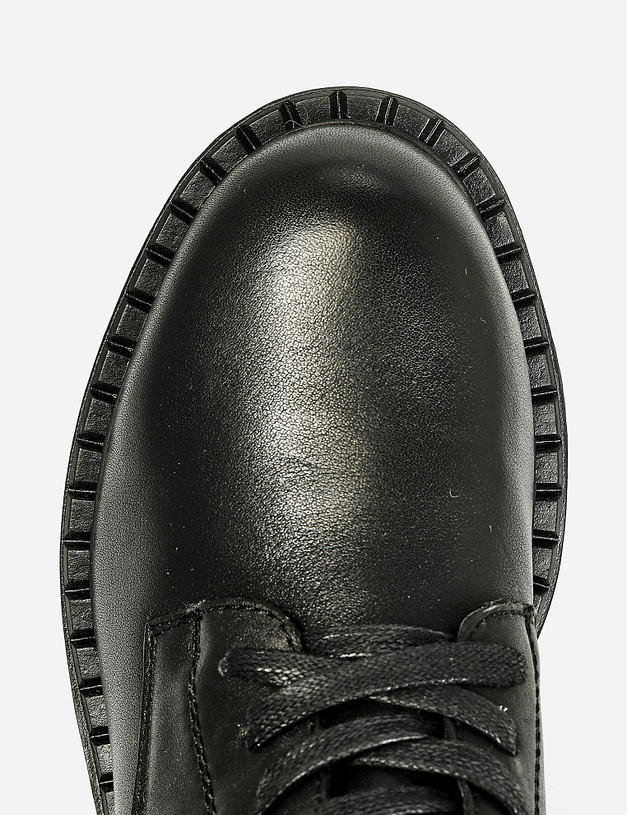 Черные женские ботинки на двойной молнии MASCOTTE 234-123332-0102 | ракурс 6
