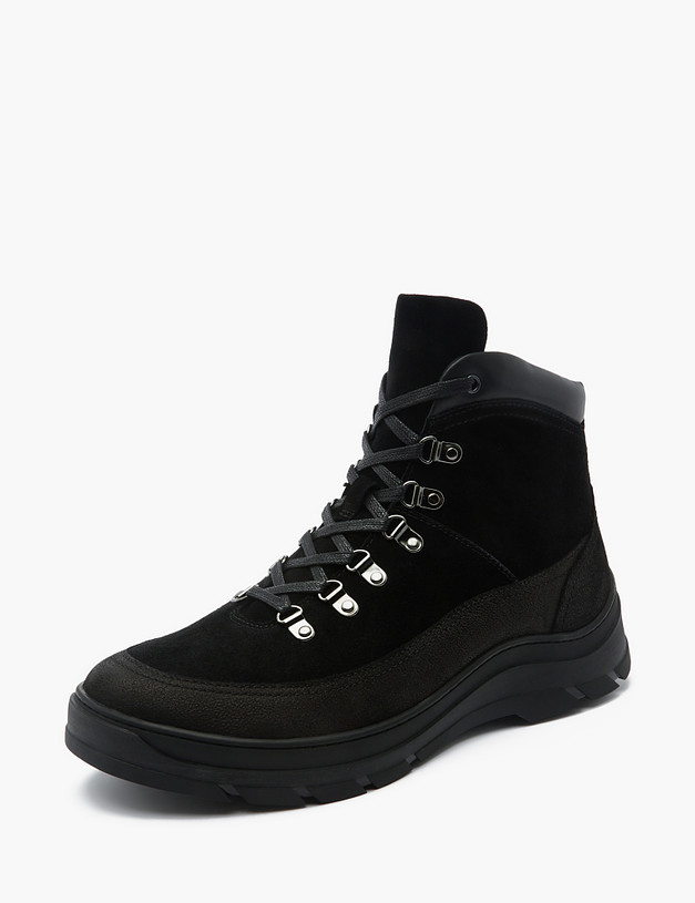 Черные мужские ботинки MASCOTTE 22-1213732-3205M | ракурс 2