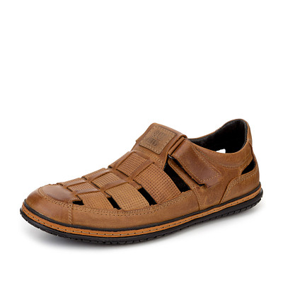 Туфли летние мужские quattrocomforto 333-21MZ-018KK, цвет светло-коричневый, размер 41 - фото 1