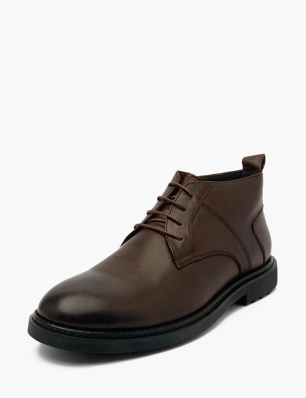 Коричневые мужские ботинки MASCOTTE 128-224024-0109 | ракурс 2