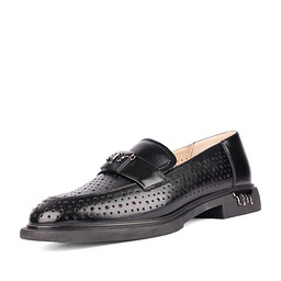 202-41WK-022VS Туфли женские кож.спилок/и.кожа черн, Zenden