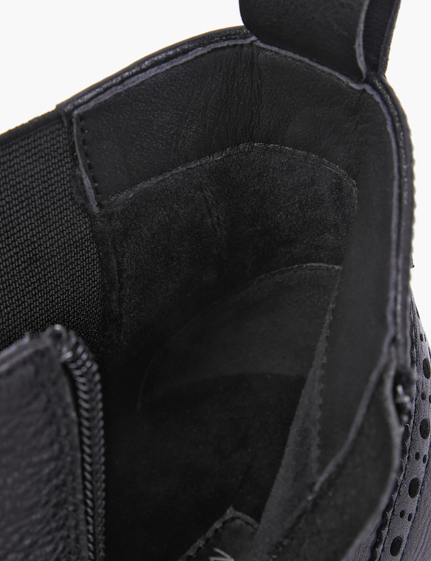 Черные мужские ботинки с контрастной подошвой MASCOTTE 22-222826-0102 | ракурс 7
