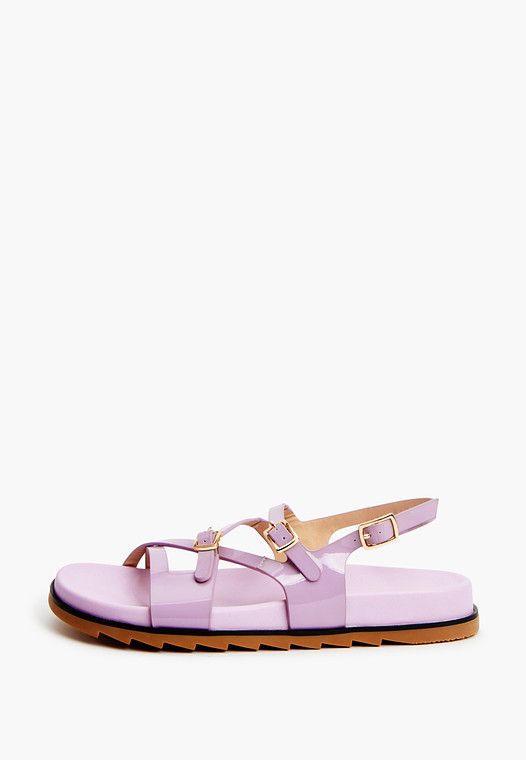 Фиолетовые женские сандалии