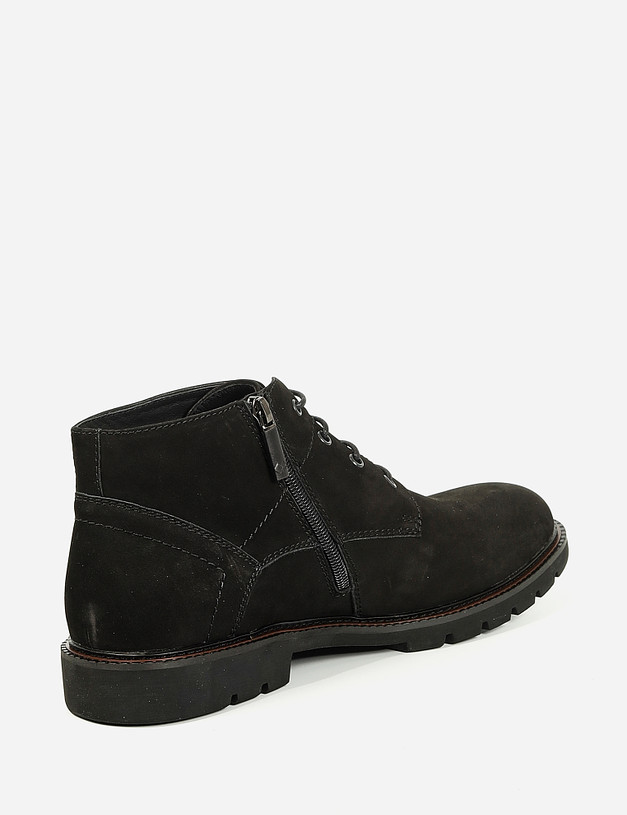 Черные мужские ботинки из нубука MASCOTTE 22-1212727-3301M | ракурс 4