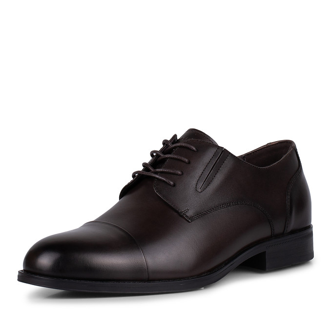 Черные кожаные мужские туфли модели «кэптое» «Томас Мюнц»