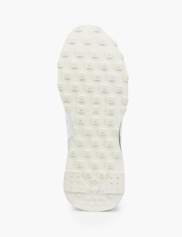 Белые кроссовки с черными вставками MASCOTTE 22-211211-0501 | ракурс 5