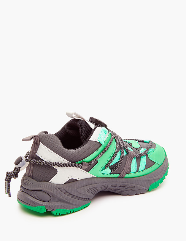 Зеленые кроссовки для мальчиков MASCOTTE 234-321121-0604 | ракурс 5