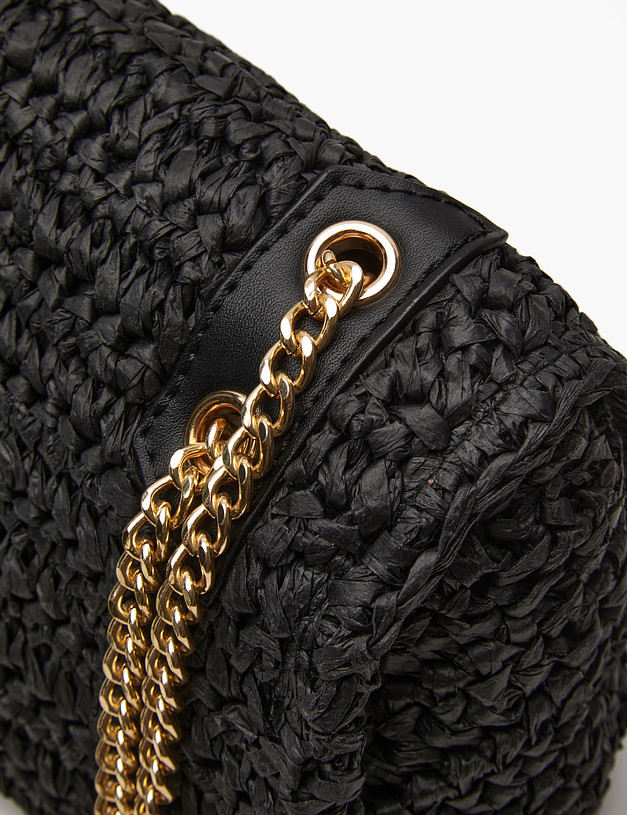 Черная женская плетеная сумка MASCOTTE 647-4106-0302 | ракурс 5