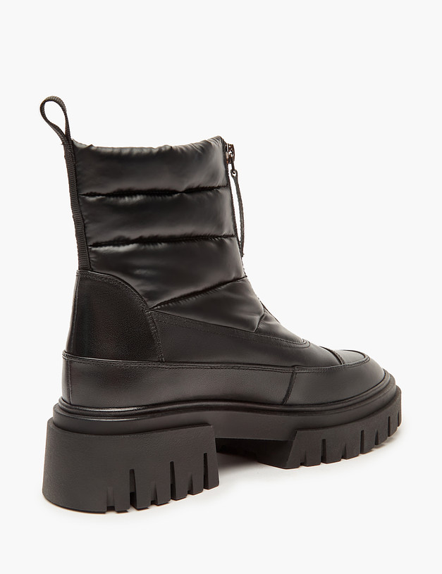 Черные женские зимние ботинки MASCOTTE 233-2265639-7100M | ракурс 4