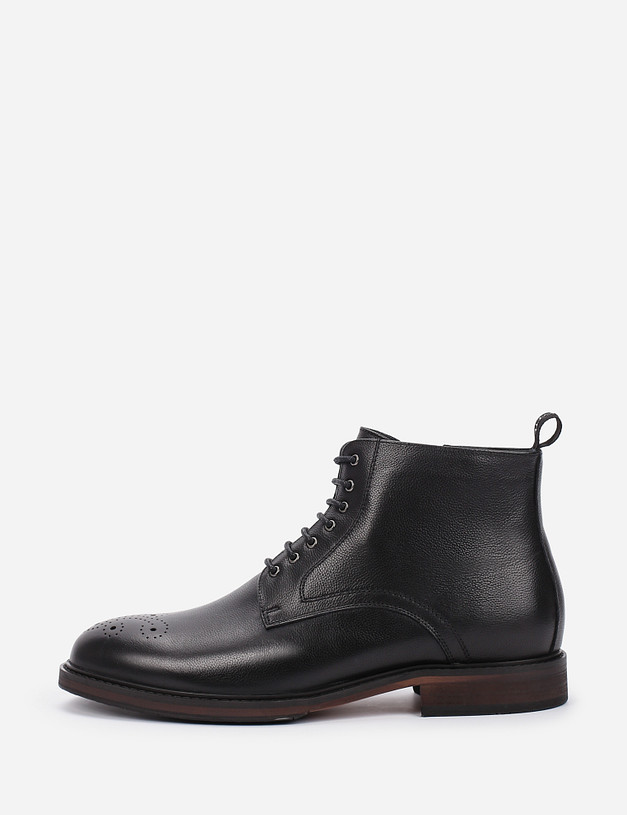 Черные мужские ботинки MASCOTTE 128-1273324-0102 | ракурс 1