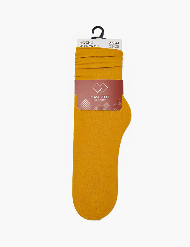 Желтые женские носки MASCOTTE 764-3215-2618 | ракурс 1