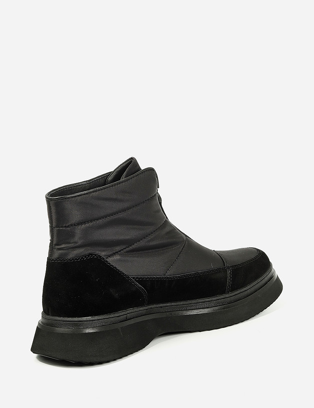 Черные мужские ботинки дутики MASCOTTE 22-1210624-3205M | ракурс 4